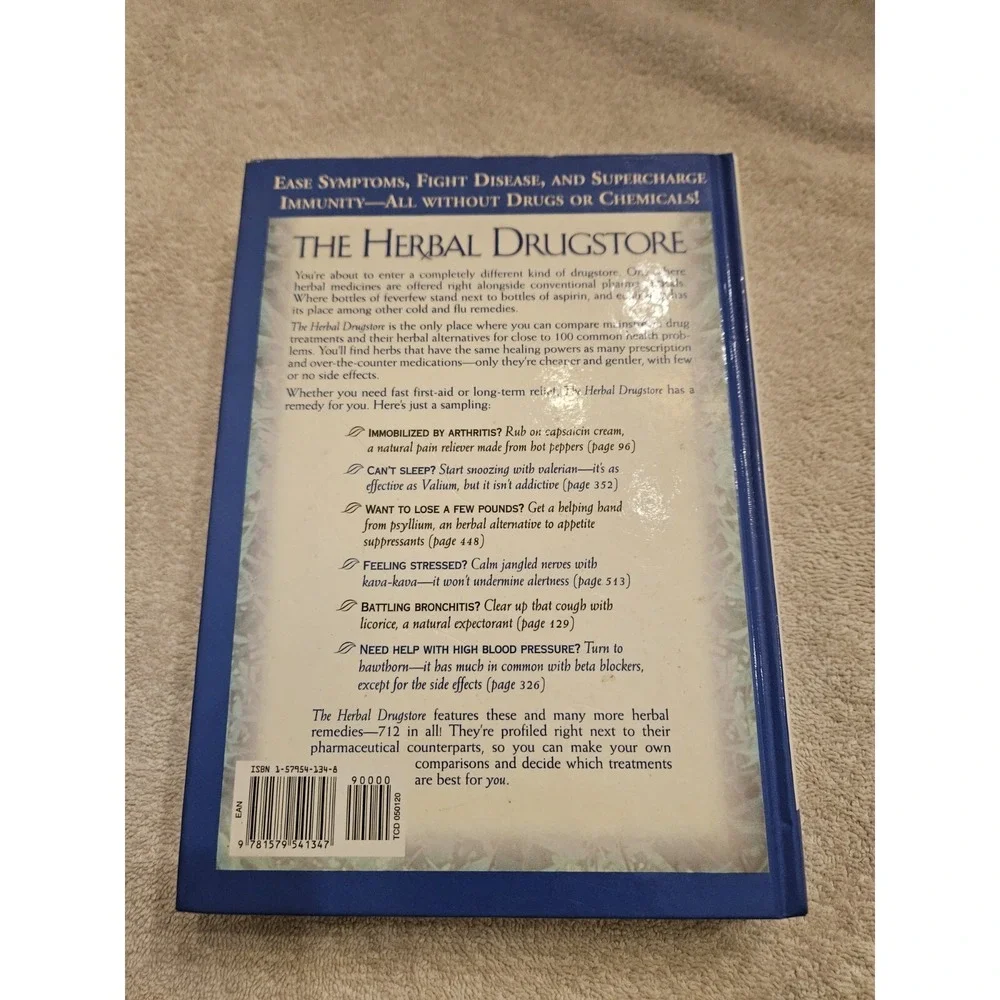 The Herbal Drugstore: The Best Natural Alternatives to OTC &‎ RX Medicines HB